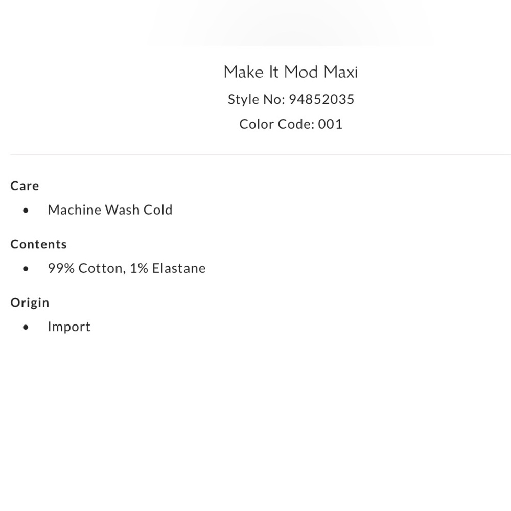 NWT Free People XS Free-est Make It Mod Maxi Dress in Black New $98 retail - Picture 6 of 6